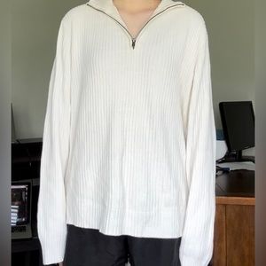 CALVIN KLIEN men’s quarter zip sweater
